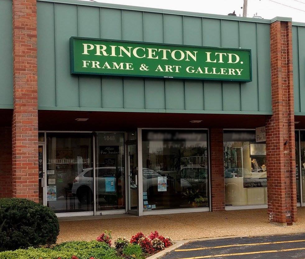 front of the store with green Princeton LTD signage