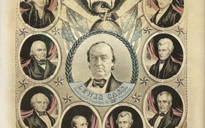 Conservation of an 1848 Democratic Presidential Campaign Lithograph